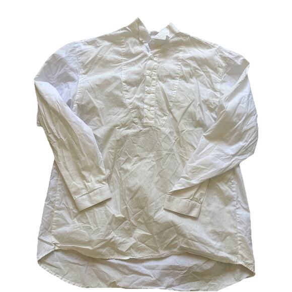 Scully RW-154 White Small 100% Cotton Mens Wing Tip Collar Shirt - Picture 1 of 3